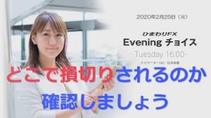 【FX初心者向け】93：どこで損切されるのか確認しましょう！～ループ・イフダンの仕組み～★ひまわりFX Eveningチョイス200225（アナウンサー：松本実優）