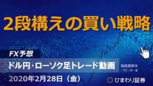 2020年2月の運用成績【200228ドル円・ローソク足トレード動画】FX予想