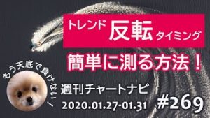 【週ナビ#269】もう天底で負けない！トレンドの反転タイミングを簡単に測る方法。