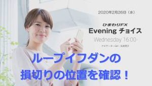 【FX初心者向け】94：ループイフダンの損切の位置を確認！～ループ・イフダンの仕組み～★Eveningチョイス200226（アナウンサー：矢尾明子）