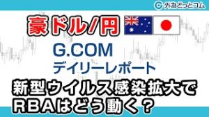 ＦＸテキスト動画「【豪ドル/円】新型ウイルス感染拡大でRBAはどう動く？」G.comデイリーレポート 2020/3/2
