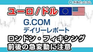 ＦＸテキスト動画「【ユーロ/ドル】半値押しが調整のメドに」G.comデイリーレポート 2020/3/31