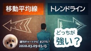 【週ナビ#275】トレンドラインと移動平均線どっちが強いか問題。