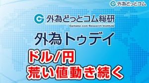 ＦＸテキスト動画「ドル/円、揺り戻しの揺り戻しを警戒」外為トゥデイ 2020/3/12