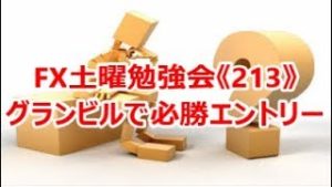 FX土曜勉強会《213》グランビルで必勝エントリー