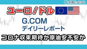 ＦＸテキスト動画「【ユーロ/ドル】コロナ収束期待か原油安不安か」G.comデイリーレポート 2020/4/21