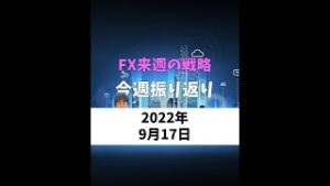 【ショート版】今週の株為替仮想通貨振り返りと来週のFX戦略 2022年9月17日 #Shorts